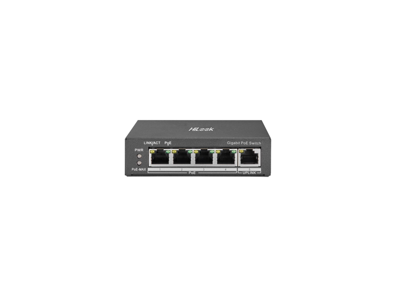 HIK HIWATCH 4-PORT GIGABIT POE SWITCH