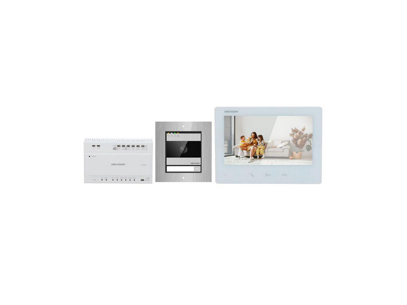 HIKVISION DS-KIS704EY ALUMINUM 2-WIRE HD KIT