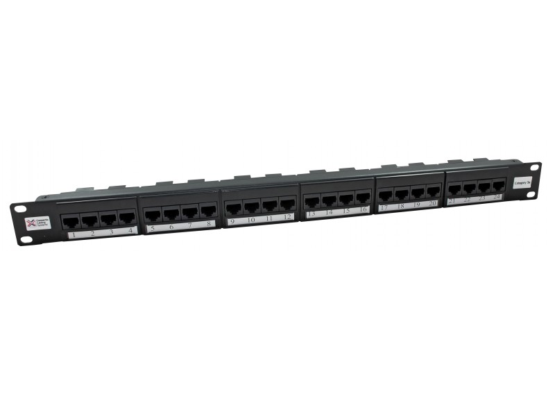 CAT5E 24 PORT ENHANCED PATCH PANEL