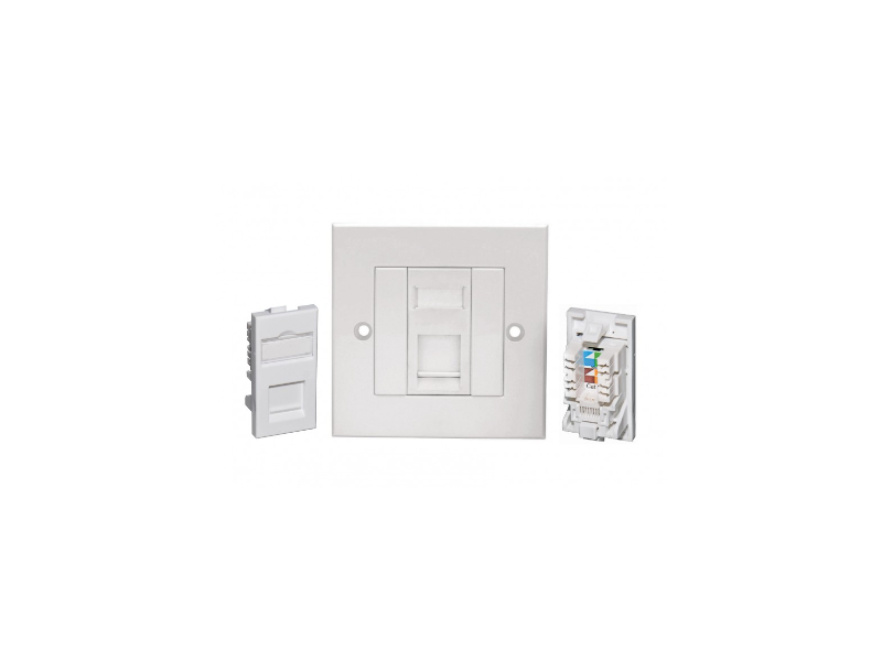 CAT 5 QUARTER BLANK MODULAR