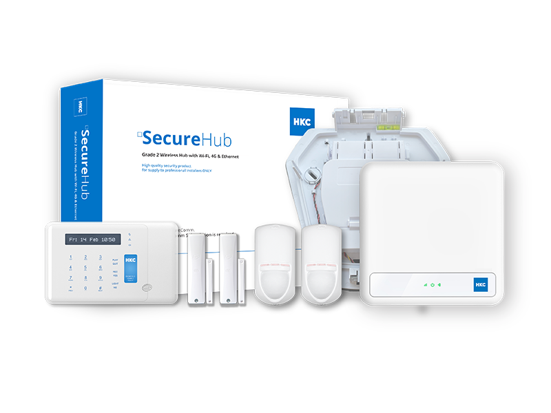 HKC HUB70 W/ 2 PIR, RF, RFC, RF-RKPT & RFSABB-SOL