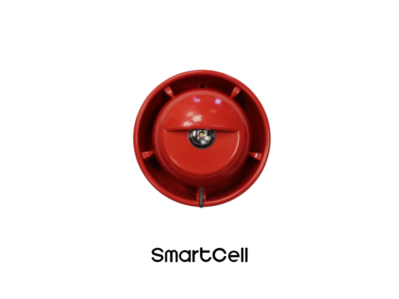 SMARTCELL SND/WALL VAD RED,RED FLASH