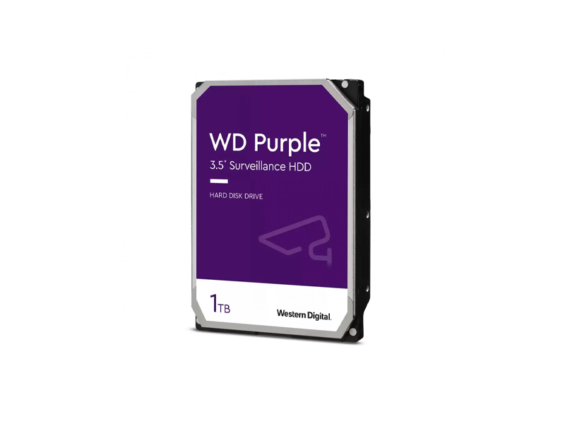 WD 1TB 3.5" PURPLE SURVEILLANCE HARD DRIVE