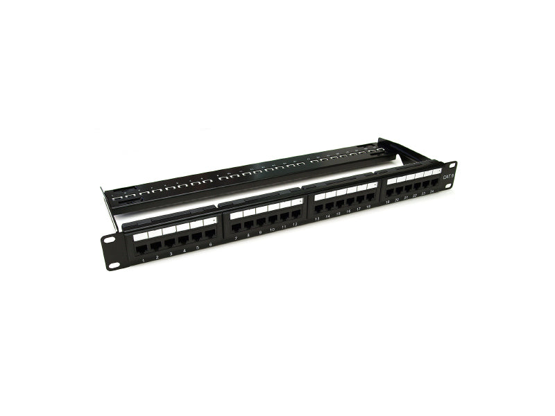 CAT6 UTP 24 WAY RJ45 PATCH PANEL 009-001-009-07