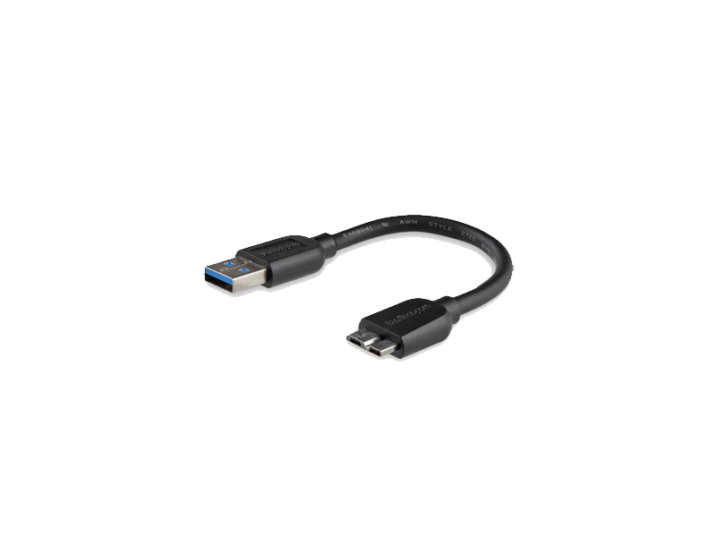 STARTECH.COM 15CM SLIM USB 3.0 MICRO B CABLE A