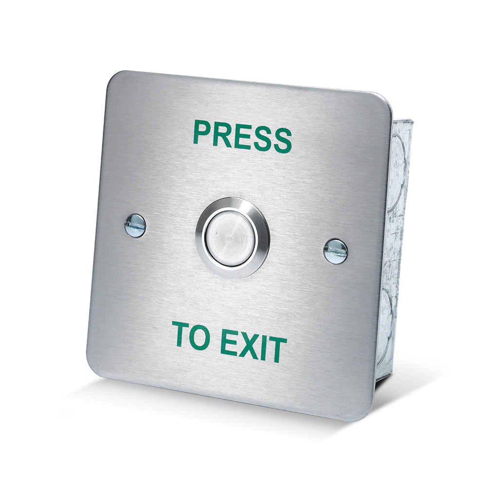 STAINLESS STEEL PRESS TO EXIT SWITCH