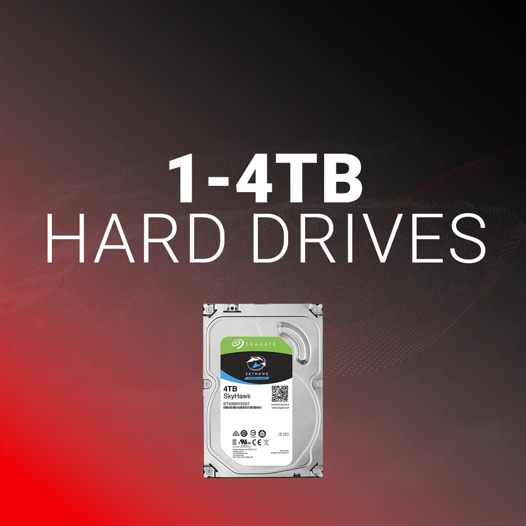 1-4TB HDD