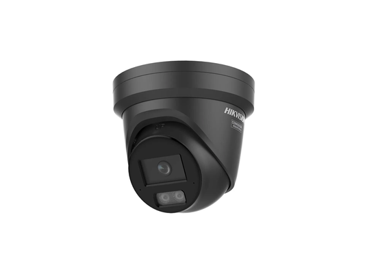HIK 8MP SMART HYBRID LIGHT BLACK TURRET DS-2CD2387G3-LI2UYB
