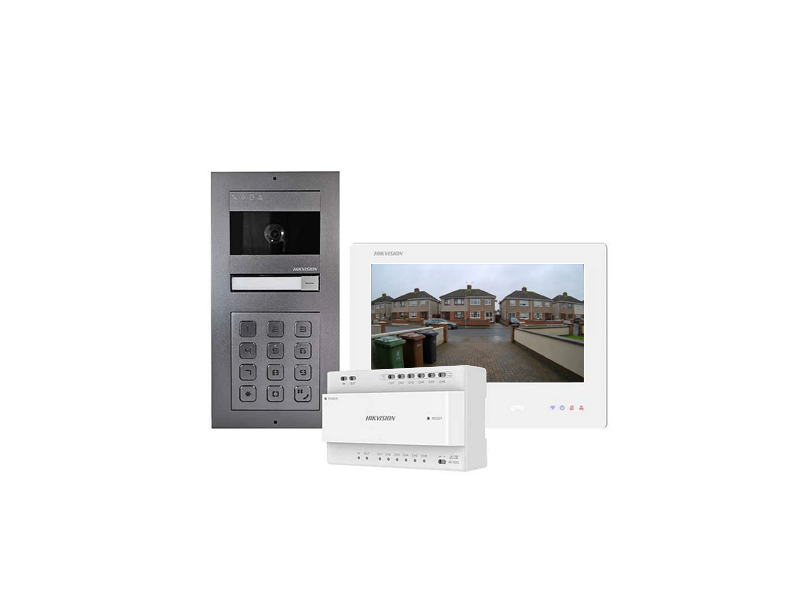 HIKVISION DS-KIS704EY ALUMINUM 2-WIRE HD KIT