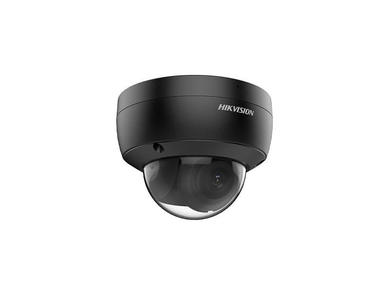 HIKVISION BLACK 4 MP ACUSENSE FIXED DOME NETWORK
