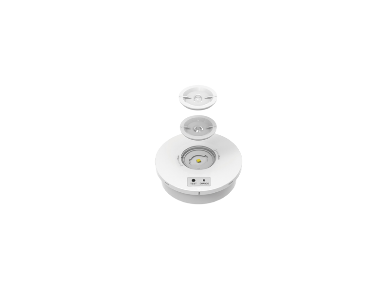 CQR EMERGENCY DOWNLIGHT ESCAPE ROUND SURFACE MOUNT