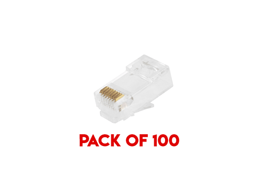 PACK 100 RJ45 CRIMPS