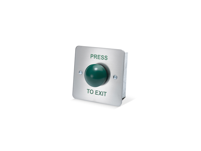 EXTERNAL PRESS TO EXIT BUTTON - GREEN DOME