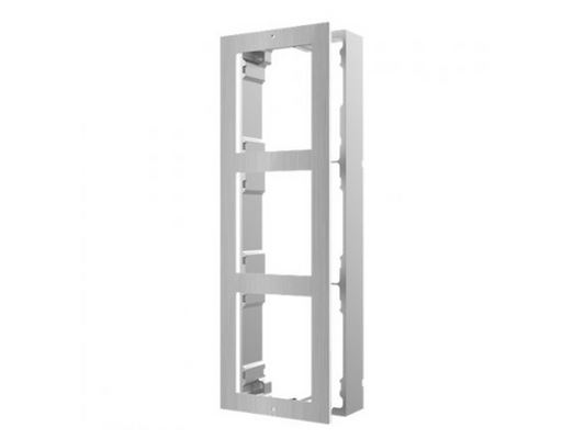 HIK STAINLESS INTERCOM SURF FRAME, 3 GANG DS-KD-ACW3/S