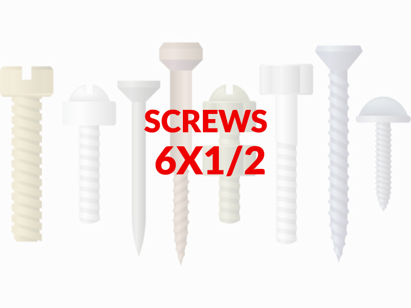 SCREWS 6X12 SIZE 6 12 INCH
