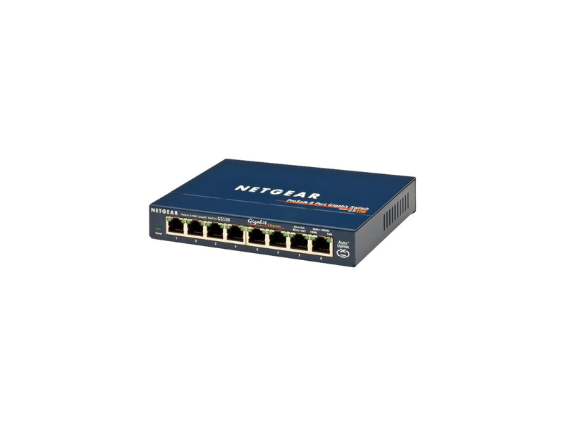 NETGEAR PROSAFE 8 PORT GIGABIT SWITCH GS108UK