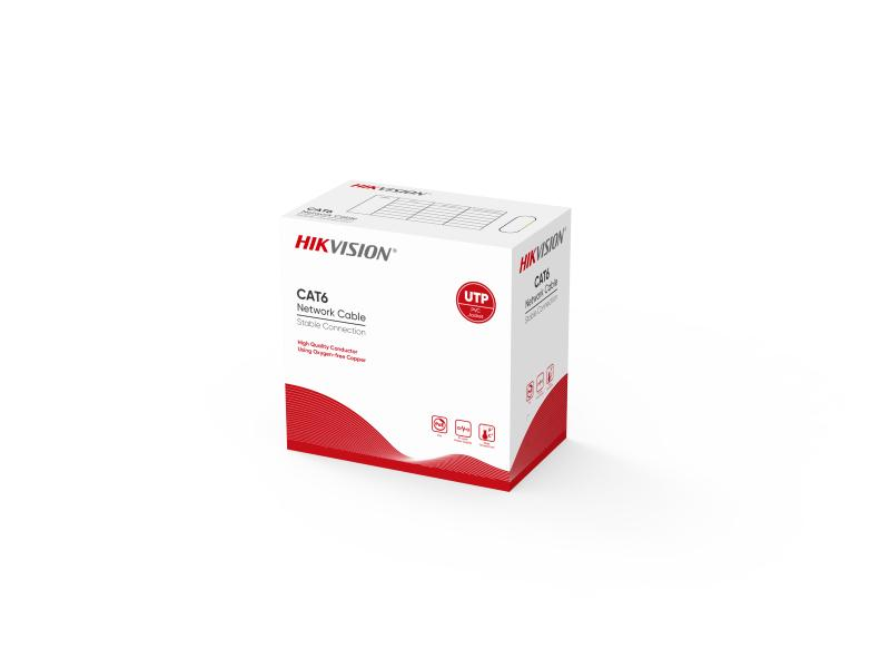 HIKVISION 305 M CAT6 UTP NETWORK CABLE S-1LN6-UE-W