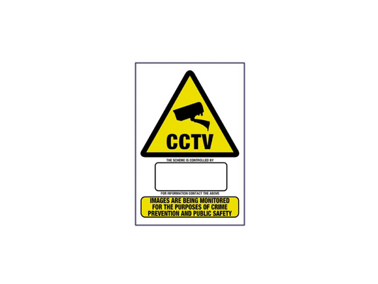 A3 CCTV WARNING SIGN
