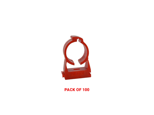 KIDDE PIPE CLIP-RED (100PK)