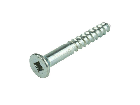 SCREW 6 X 1.25 CSK SQ RECESS BZP