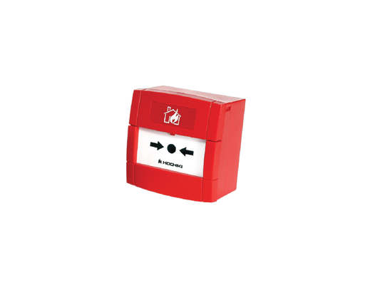 HOCHIKI CONVENTIONAL CALL POINT W/ RED BACK BOX