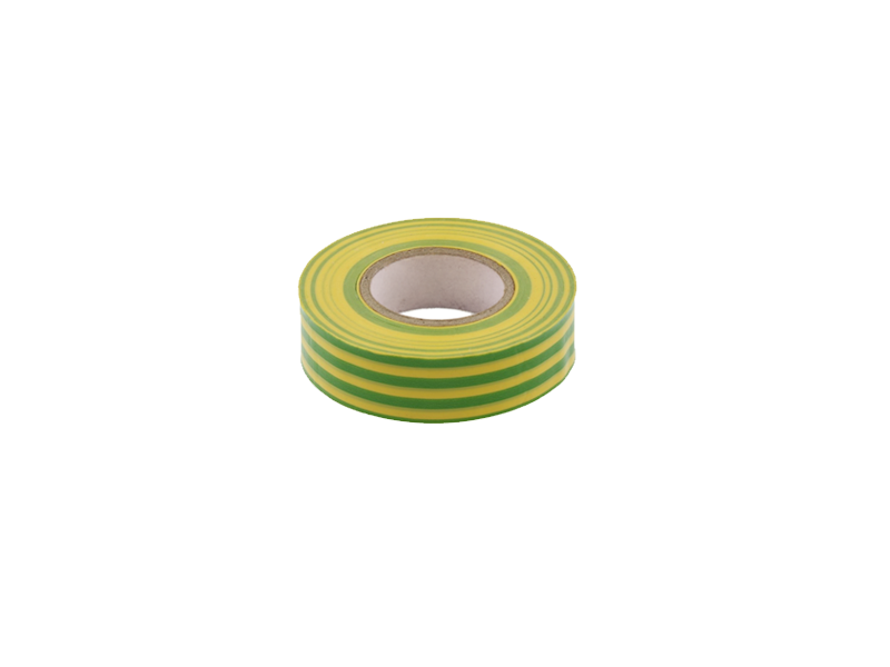 20M GREEN AND YELLOW PVC TAPE