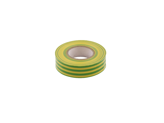 20M GREEN AND YELLOW PVC TAPE
