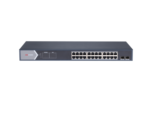 HIK 24-PORT SMART MANAGED POE SWITCH DS-3E1526P-EI