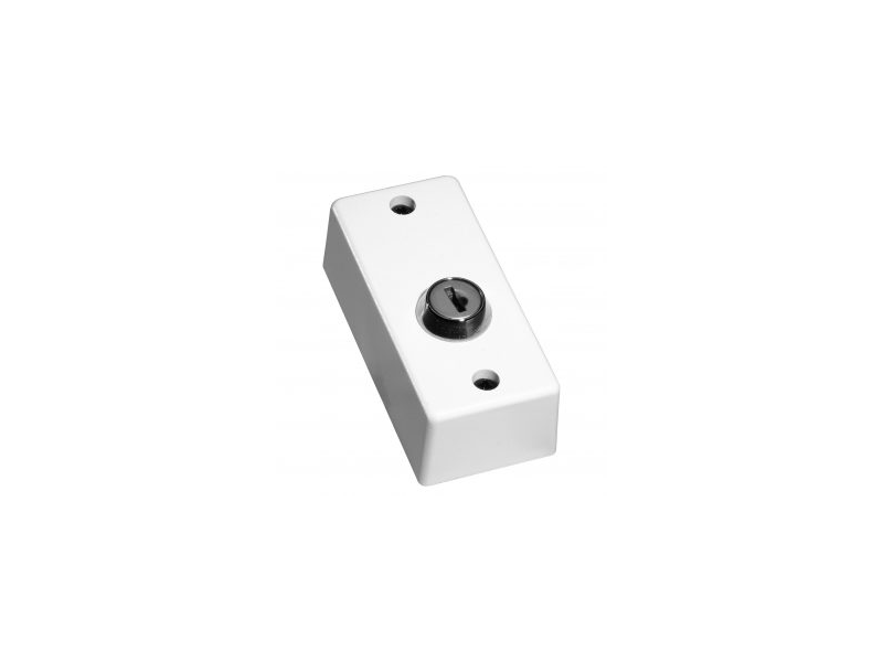 KEYSWITCH PASS SWITCH POLYCARB WHITE CW 3KEY,