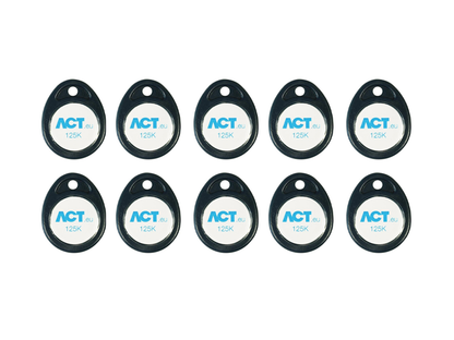 ACT HID PROXIMITY FOB. PACK OF 10 125KHZ EM10T1