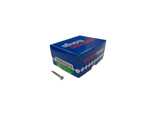 SCREW 8 X 1.5 CSK SQ-LOK SELF DRILLER BZP