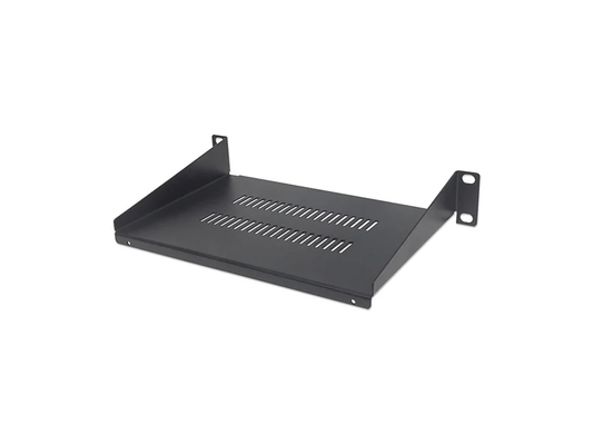 1U 150MM DEEP SHELF, BLACK