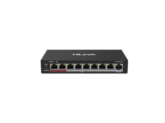 HIK HIWATCH 8-PORT POE SWITCH