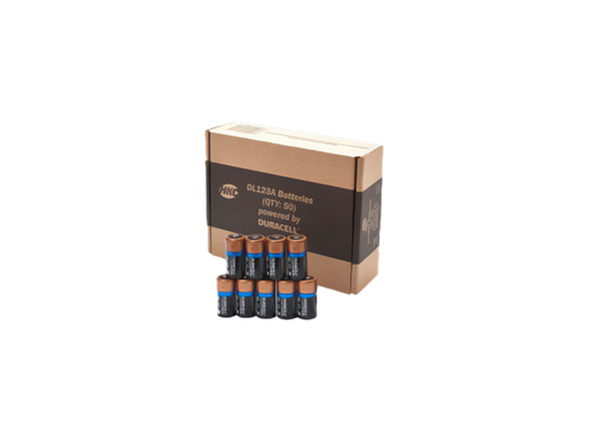 50 PACK HKC DL123A DURACELL BATTERY HKC-DL123A