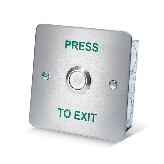STAINLESS STEEL PRESS TO EXIT SWITCH