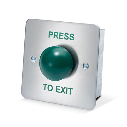 EXTERNAL PRESS TO EXIT BUTTON - GREEN DOME